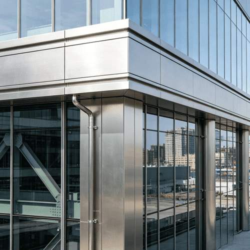 Metal materials for architectural construction