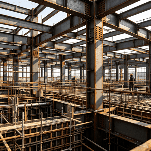 Carbon steel materials for building steel frames
