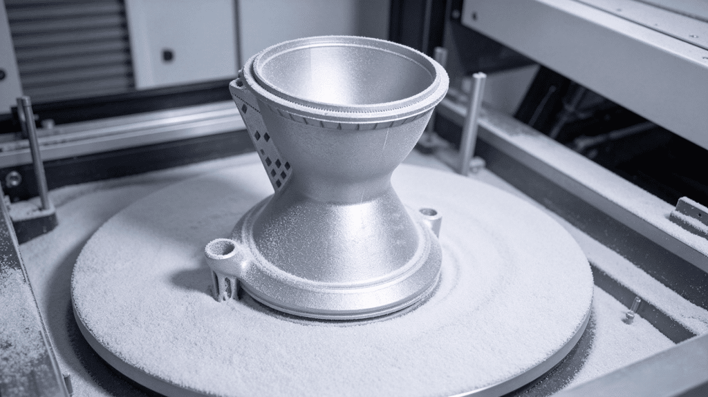 Metal 3D printing manufacturing process